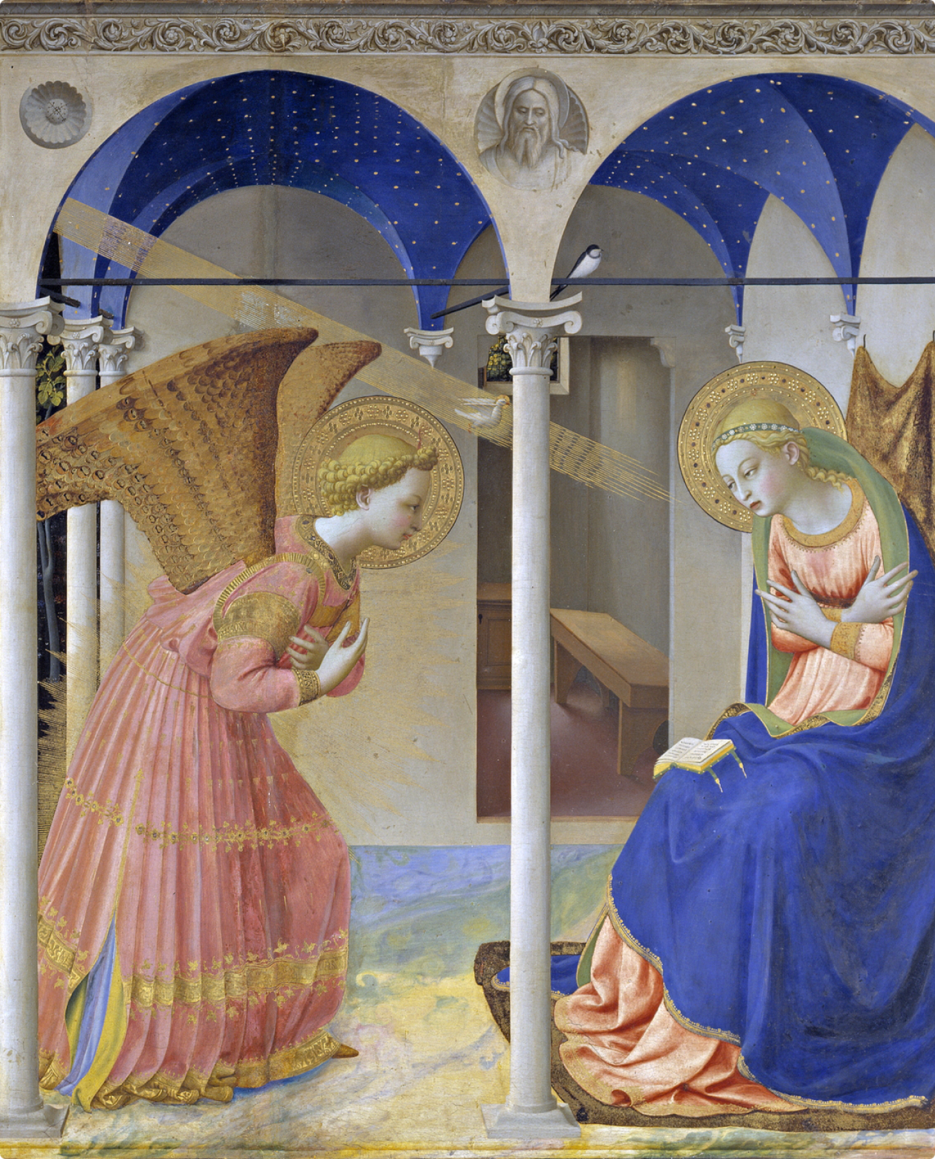 Fragmento: La Anunciación, Fra Angelico (1438–1450)